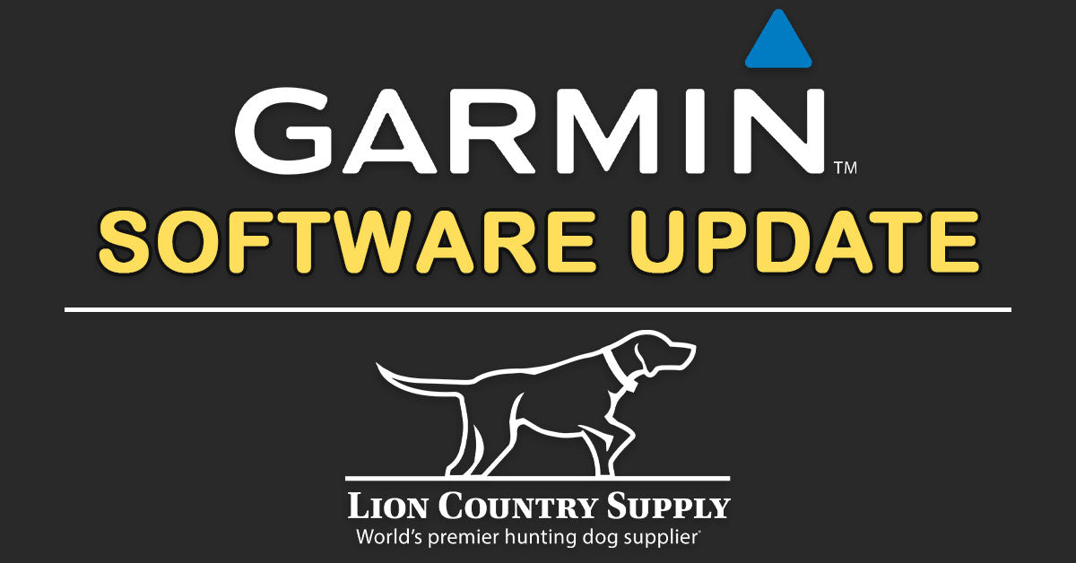 Garmin Alpha Handheld Software Update January 2025