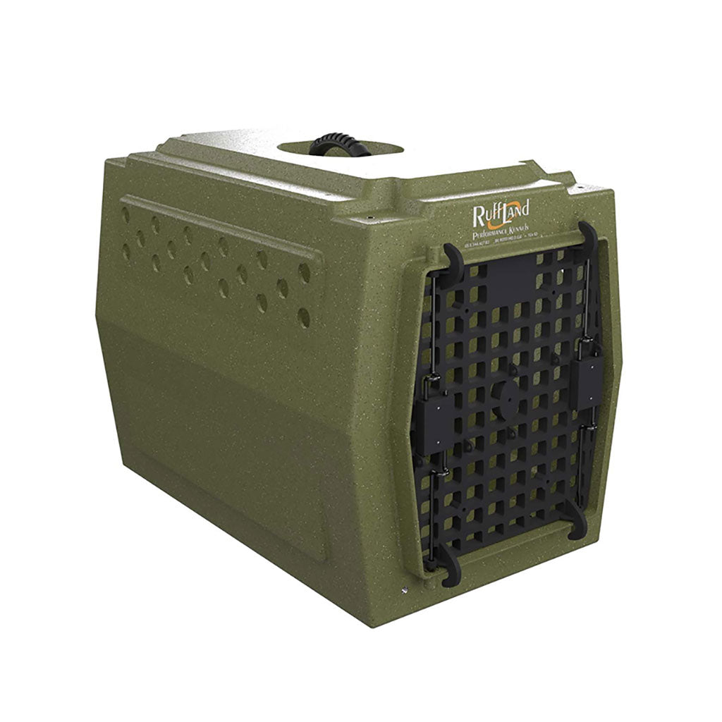 Ruff Land Kennels Olive Drab | Durable Dog Crate for Travel & Outdoors