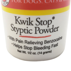 Kwik-Stop Styptic Powder With Benzocaine, 14 gm