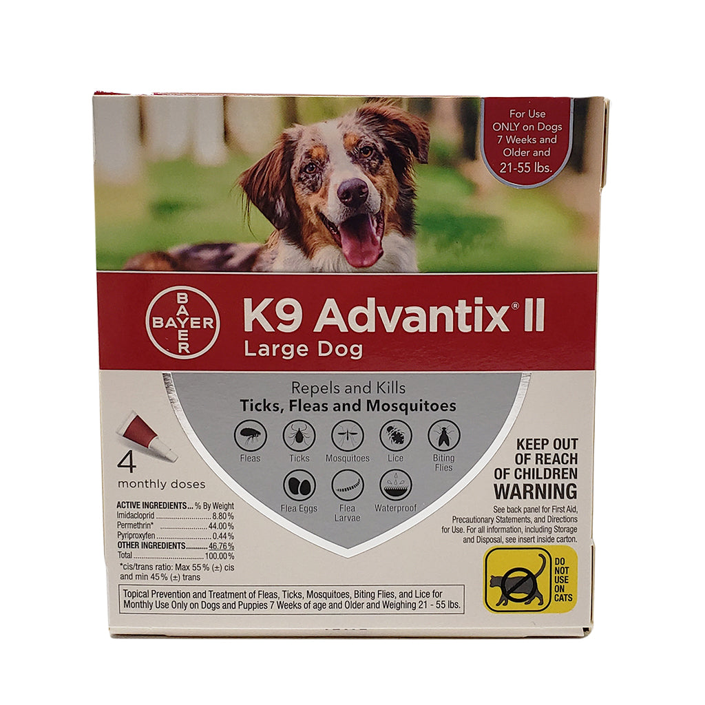 K 9 Advantix II Flea and Tick Treatment Lion Country Supply