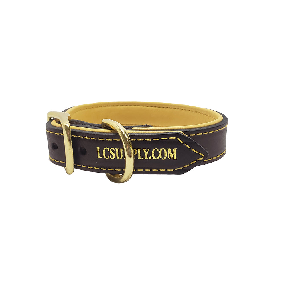 LCS Brass Name Plate for Dog Collars