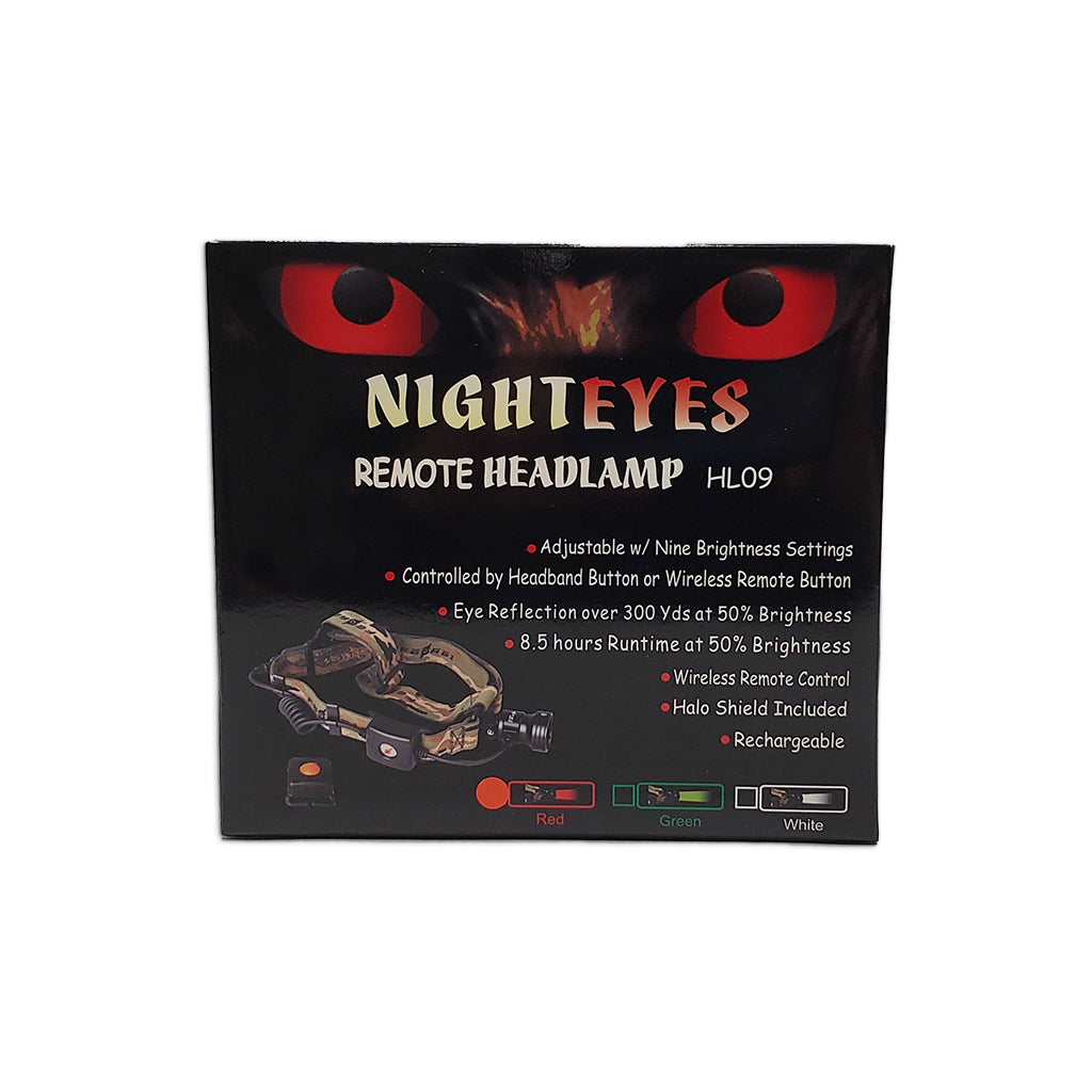 Night Eyes Wireless Remote Single Color Beam LED Headlanp Kit HL09