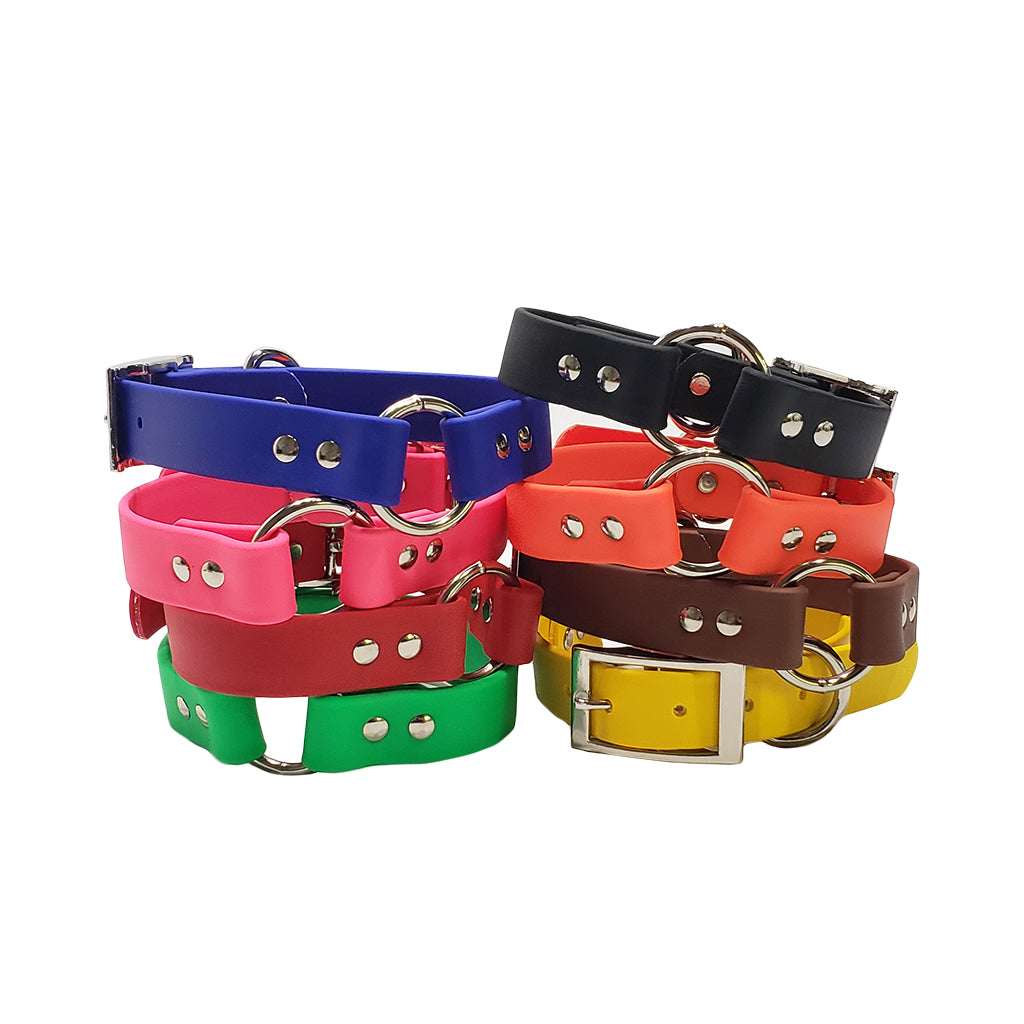 LCS Leather Feel 1 O Ring Collars