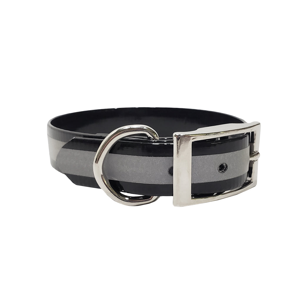 Leather Collar Looped with D-ring – The Saint At Large